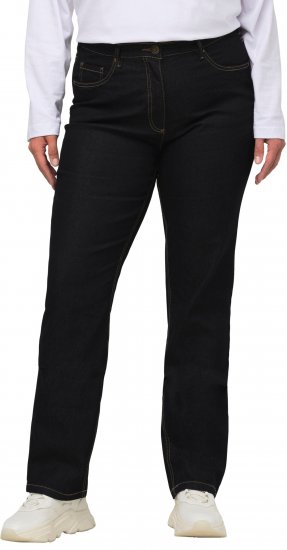 Ulla Popken Regular Fit Mandy Stretch Jeans Dark Blue Denim - Blugi & Pantaloni pentru Femei Mărimi Mari – Plus Size - 