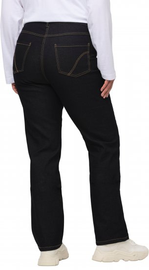 Ulla Popken Regular Fit Mandy Stretch Jeans Dark Blue Denim - Blugi & Pantaloni pentru Femei Mărimi Mari – Plus Size - 