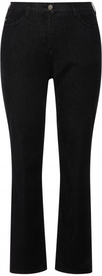 Ulla Popken Sammy Fit Slim Leg Stretch Jeans Black - Blugi & Pantaloni pentru Femei Mărimi Mari – Plus Size - 