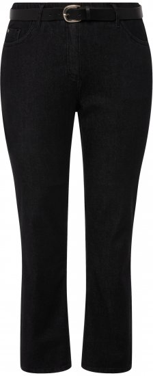 Ulla Popken Sammy Fit Slim Leg Stretch Jeans Black - Blugi & Pantaloni pentru Femei Mărimi Mari – Plus Size - 