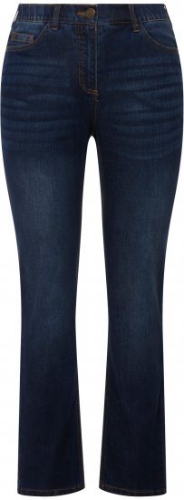 Ulla Popken Sammy Fit Slim Leg Stretch Jeans Blue Denim - Blugi & Pantaloni pentru Femei Mărimi Mari – Plus Size - 
