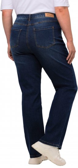 Ulla Popken Straight Leg Mandy Fit Stretch Jeans Blue Denim - Blugi & Pantaloni pentru Femei Mărimi Mari – Plus Size - 