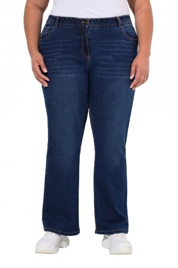 Ulla Popken Marie Fit Bootcut Stretch Jeans Blue Denim - Ulla Popken - Ulla Popken Îmbrăcăminte Plus-Size