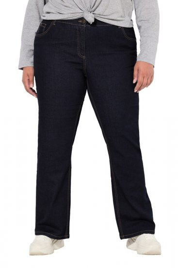 Ulla Popken Marie Fit Bootcut Stretch Jeans Dark Blue Denim - Ulla Popken - Ulla Popken Îmbrăcăminte Plus-Size