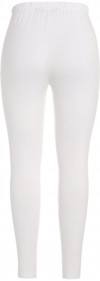 Ulla Popken Quick Dry Moisture Wicking Stretch Ski Leggings Snow White - Blugi & Pantaloni pentru Femei Mărimi Mari – Plus Size - 