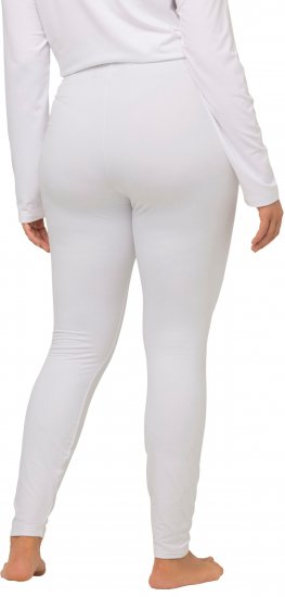 Ulla Popken Quick Dry Moisture Wicking Stretch Ski Leggings Snow White - Blugi & Pantaloni pentru Femei Mărimi Mari – Plus Size - 