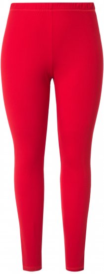 Ulla Popken Quick Dry Moisture Wicking Stretch Ski Leggings Salsa Red - Blugi & Pantaloni pentru Femei Mărimi Mari – Plus Size - 