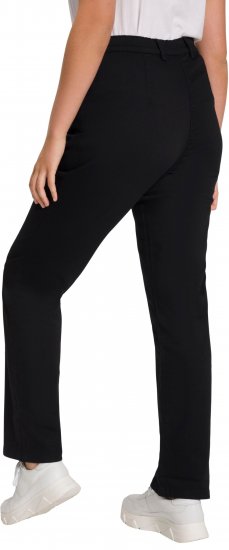 Ulla Popken Basic Mony Tapered Leg Stretch Pants Black - Blugi & Pantaloni pentru Femei Mărimi Mari – Plus Size - 