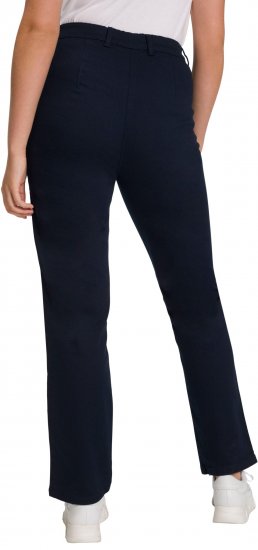 Ulla Popken Basic Mony Tapered Leg Stretch Pants Navy - Blugi & Pantaloni pentru Femei Mărimi Mari – Plus Size - 