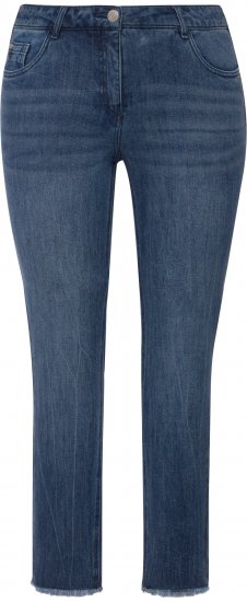 Ulla Popken Positive Thoughts Slim Leg Sarah Fit Stretch Jeans Blue Denim - ÎMBRĂCĂMINTE FEMEI 40-66 - 