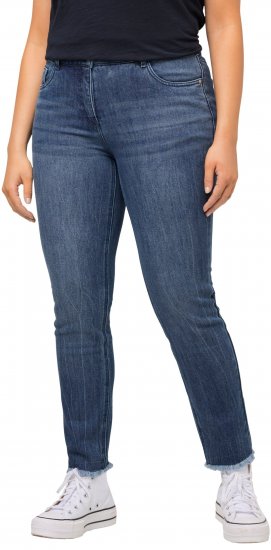 Ulla Popken Positive Thoughts Slim Leg Sarah Fit Stretch Jeans Blue Denim - ÎMBRĂCĂMINTE FEMEI 40-66 - 
