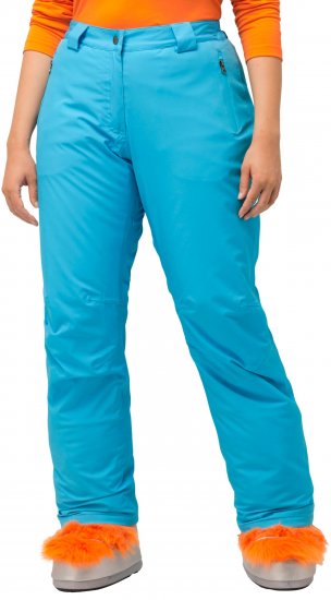 Ulla Popken Thermal Triple-Function Pants Bright Turquoise - Blugi & Pantaloni pentru Femei Mărimi Mari – Plus Size - 