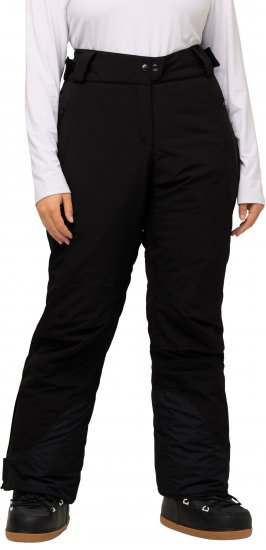 Ulla Popken HYPRAR Triple Function Ski Pants Black - Blugi & Pantaloni pentru Femei Mărimi Mari – Plus Size - 