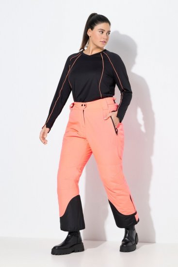 Ulla Popken HYPRAR Triple Function Ski Pants Neon Pink - Haine de schi - 