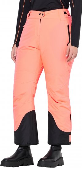 Ulla Popken HYPRAR Triple Function Ski Pants Neon Pink - Blugi & Pantaloni pentru Femei Mărimi Mari – Plus Size - 