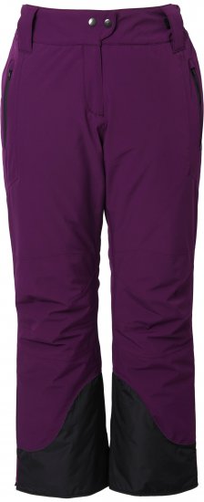 Ulla Popken HYPRAR Triple Function Ski Pants Grape Red - Blugi & Pantaloni pentru Femei Mărimi Mari – Plus Size - 