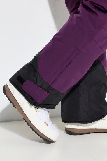 Ulla Popken HYPRAR Triple Function Ski Pants Grape Red - Haine de schi - 