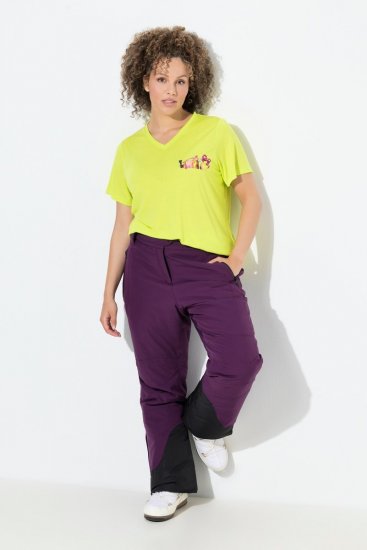 Ulla Popken HYPRAR Triple Function Ski Pants Grape Red - Haine de schi - 