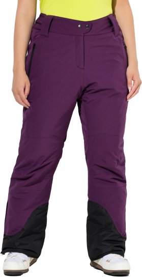 Ulla Popken HYPRAR Triple Function Ski Pants Grape Red - Blugi & Pantaloni pentru Femei Mărimi Mari – Plus Size - 