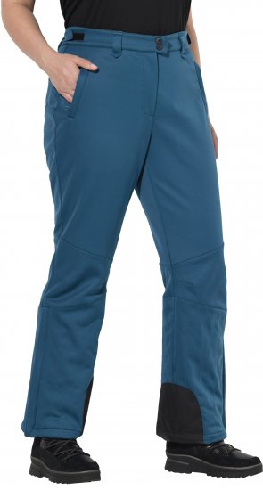 Ulla Popken Water Repellent Softshell Pants Dark Petrol - Blugi & Pantaloni pentru Femei Mărimi Mari – Plus Size - 
