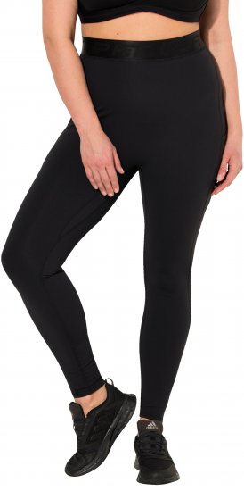 Ulla Popken Lightfit Quick Drying Leggings Black - Blugi & Pantaloni pentru Femei Mărimi Mari – Plus Size - 