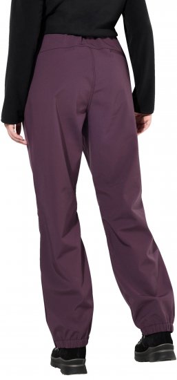 Ulla Popken Softshell Triple Function Fleece Lined Pants Dark Blackberry - Blugi & Pantaloni pentru Femei Mărimi Mari – Plus Size - 