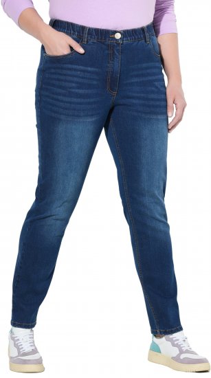 Ulla Popken Stretch Fit Jeans Blue Denim - Blugi & Pantaloni pentru Femei Mărimi Mari – Plus Size - 