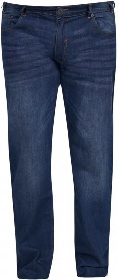 North Latitude 01136 Mick Elastic Jeans Blue - Blugi & pantaloni - Blugi & Pantaloni Bărbați Mărimi Mari