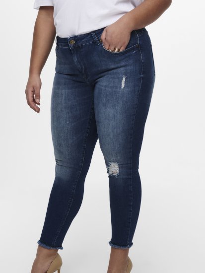 Only Carmakoma Willy Skinny Fit Jeans Blue - Blugi - 