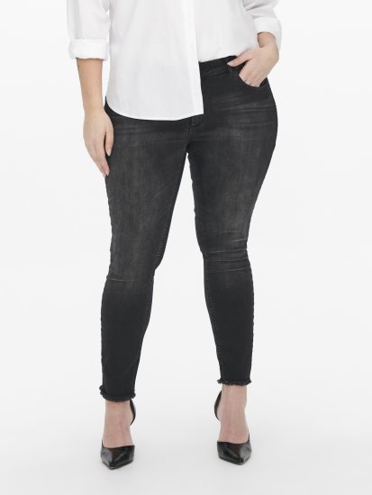 Only Carmakoma Willy Skinny Fit Jeans Black - Blugi - 
