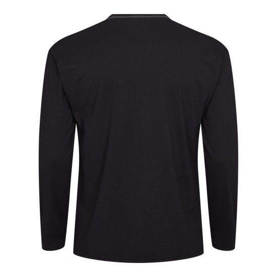 North Latitude Py Jersey O-Neck Long Sleeve Black - Tricouri mânecă lungă - Tricouri mânecă lungă mărimi mari