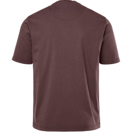 JP1880 T-Shirt Short Sleeve Cabin Mahogany Brown - Tricouri - Tricouri Bărbați Mărimi Mari