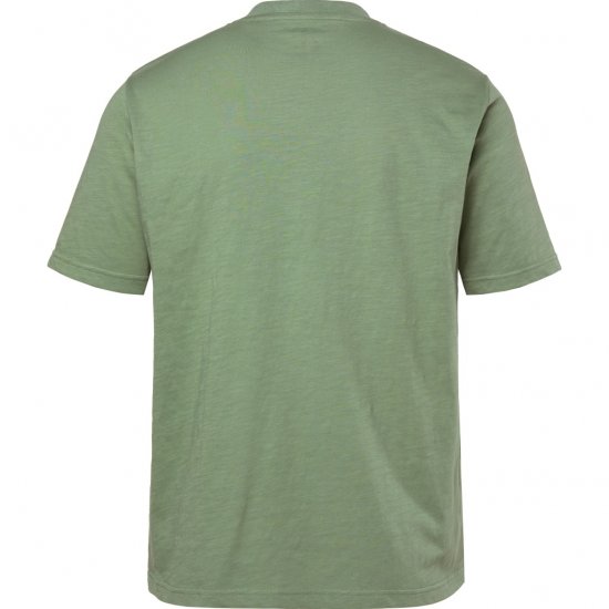 JP1880 T-Shirt Short Sleeve Chest Print Eucalyptus Green - Tricouri - Tricouri Bărbați Mărimi Mari