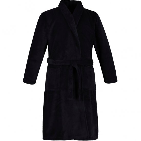 JP1880 Bathrobe with Spacious Patch Pockets Dark Navy - Lenjerie intimă & Costum baie - Lenjerie Intimă Bărbați Mărimi Mari