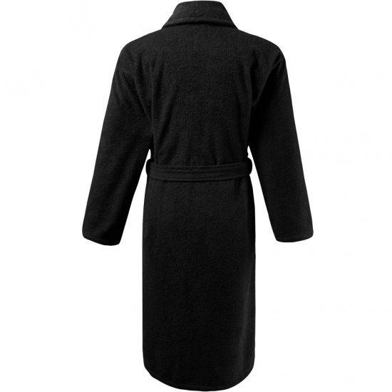 JP1880 Bathrobe Extra Soft Terry Cloth Black - Lenjerie intimă & costum baie - Lenjerie Intimă Bărbați Mărimi Mari