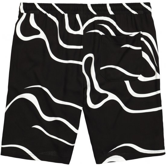 JP1880 Bermuda Shorts Soft Viscose All-over Print Black - Pantaloni scurți - Pantaloni Scurți Mărimi mari Bărbați 