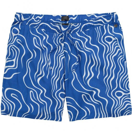 JP1880 Bermuda Shorts All-over Print Royal Blue - Pantaloni scurți - Pantaloni Scurți Mărimi mari Bărbați 