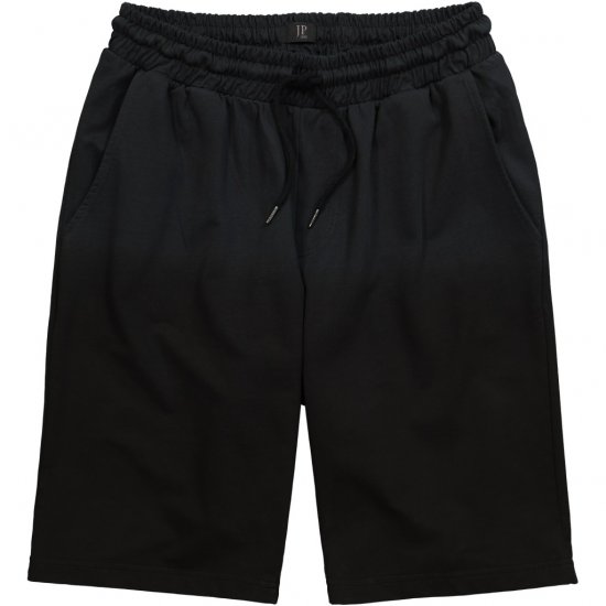 JP1880 Bermuda Sweatshorts DIpDye Black - Pantaloni trening - Pantaloni Trening Bărbați Mărimi Mari