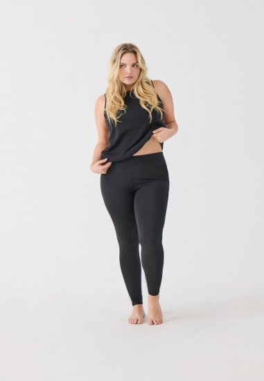 Only Carmakoma Time Leggings Black - Colanți - 