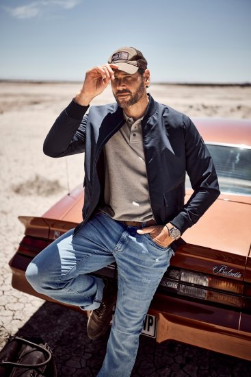 JP1880 Lightweight Blouson Jacket Navy - Geci - Geci Bărbați Mărimi Mari