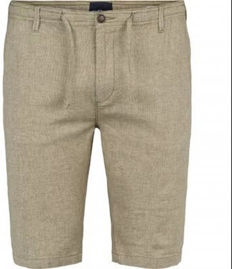 North Latitude 41106 Linen Shorts Beige - Pantaloni scurți - Pantaloni Scurți Mărimi mari Bărbați 
