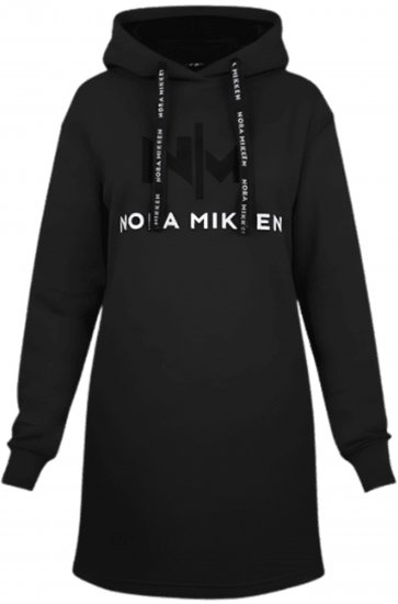 Nora Mikken KADRI Long Hoodie Black - Pulovere & hanorace - 