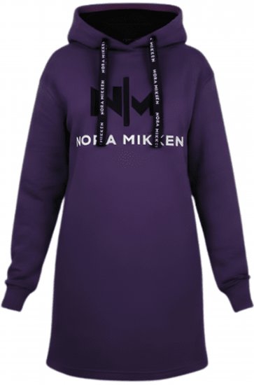 Nora Mikken KADRI Long Hoodie Purple - Pulovere & hanorace - 