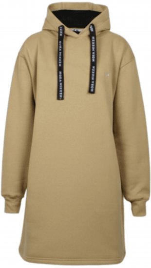 Nora Mikken KRISTINA Long Hoodie Camel - Pulovere & hanorace - 