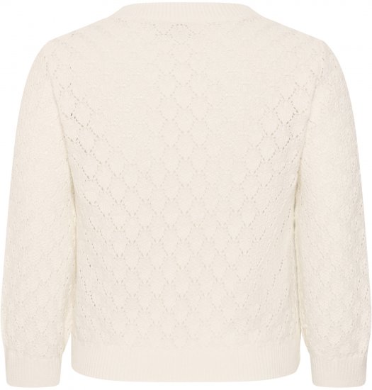 Kaffe Curve Kathrina Pullover White - Pulovere tricotate - 
