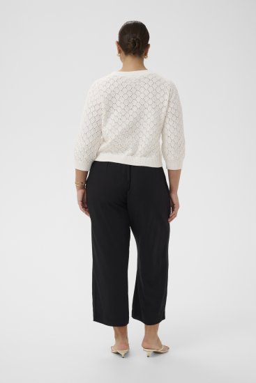 Kaffe Curve Kathrina Pullover White - Pulovere tricotate - 