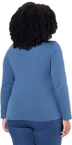 Ulla Popken Basic Long Sleeve Slim Fit Turtleneck Ink Blue - Pulovere & hanorace - 