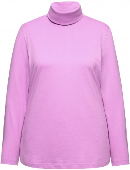 Ulla Popken Basic Long Sleeve Slim Fit Turtleneck Amethyst - Pulovere & hanorace - 