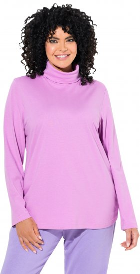 Ulla Popken Basic Long Sleeve Slim Fit Turtleneck Amethyst - Pulovere & hanorace - 