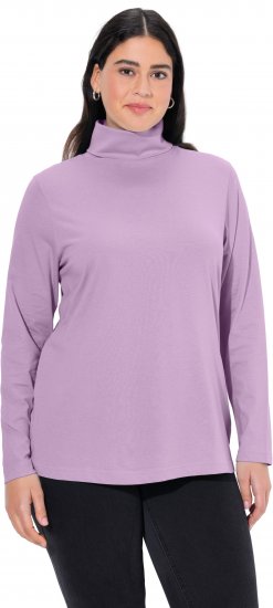 Ulla Popken Basic Long Sleeve Slim Fit Turtleneck Lavender - Pulovere & hanorace - 